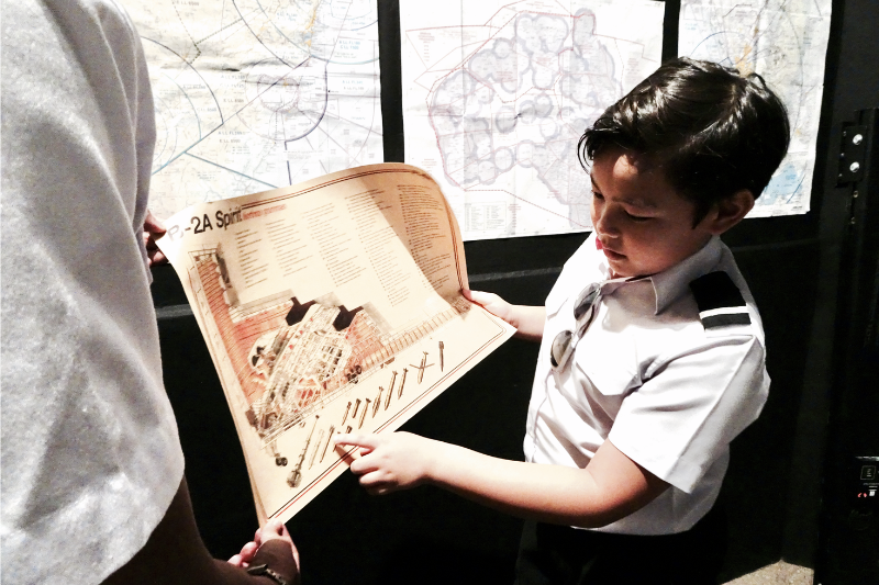 Kid Student Holding a Map