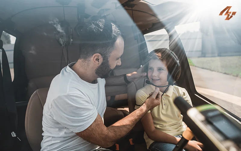 young pilot fostering safety and responsibility